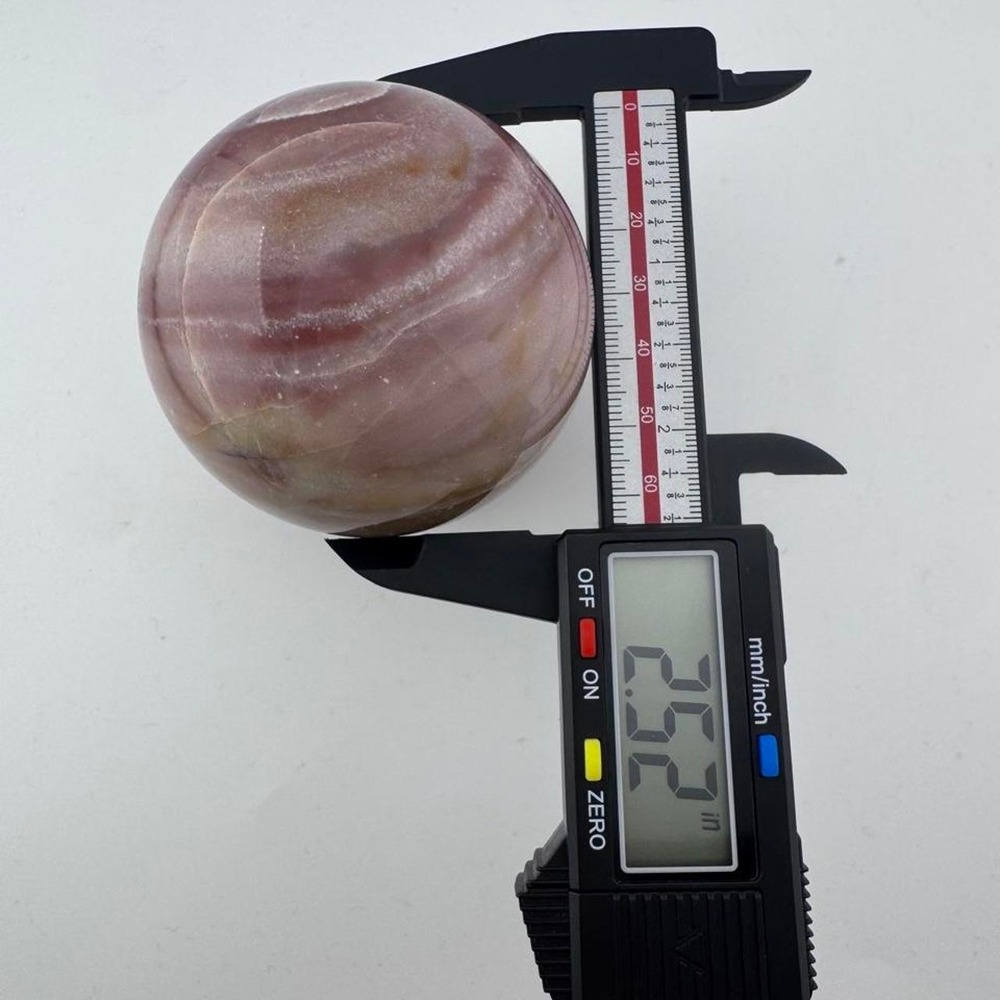 Pink Onyx Sphere - Picture 3 of 3
